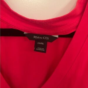 RW&CO. Vivid Red Tee